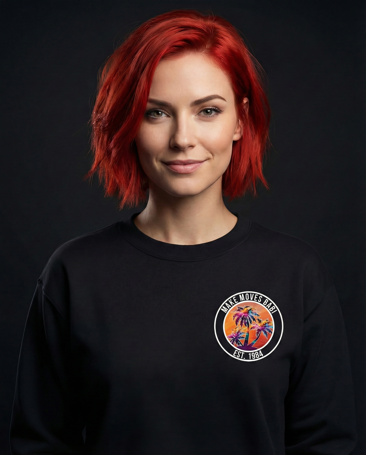 MMB SIGNATURE BLACK VIBES CREWNECK SWEATSHIRT