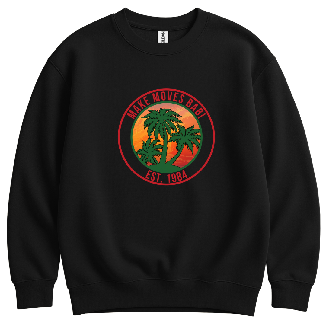 MAKE MOVES BABI™ BLACK HISTORY EDITION CORE CREWNECK 🖤❤️💛💚