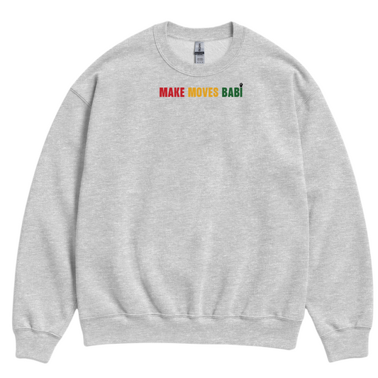 MAKE MOVES BABI™ BLACK HISTORY EDITION CREWNECK 🖤❤️💛💚