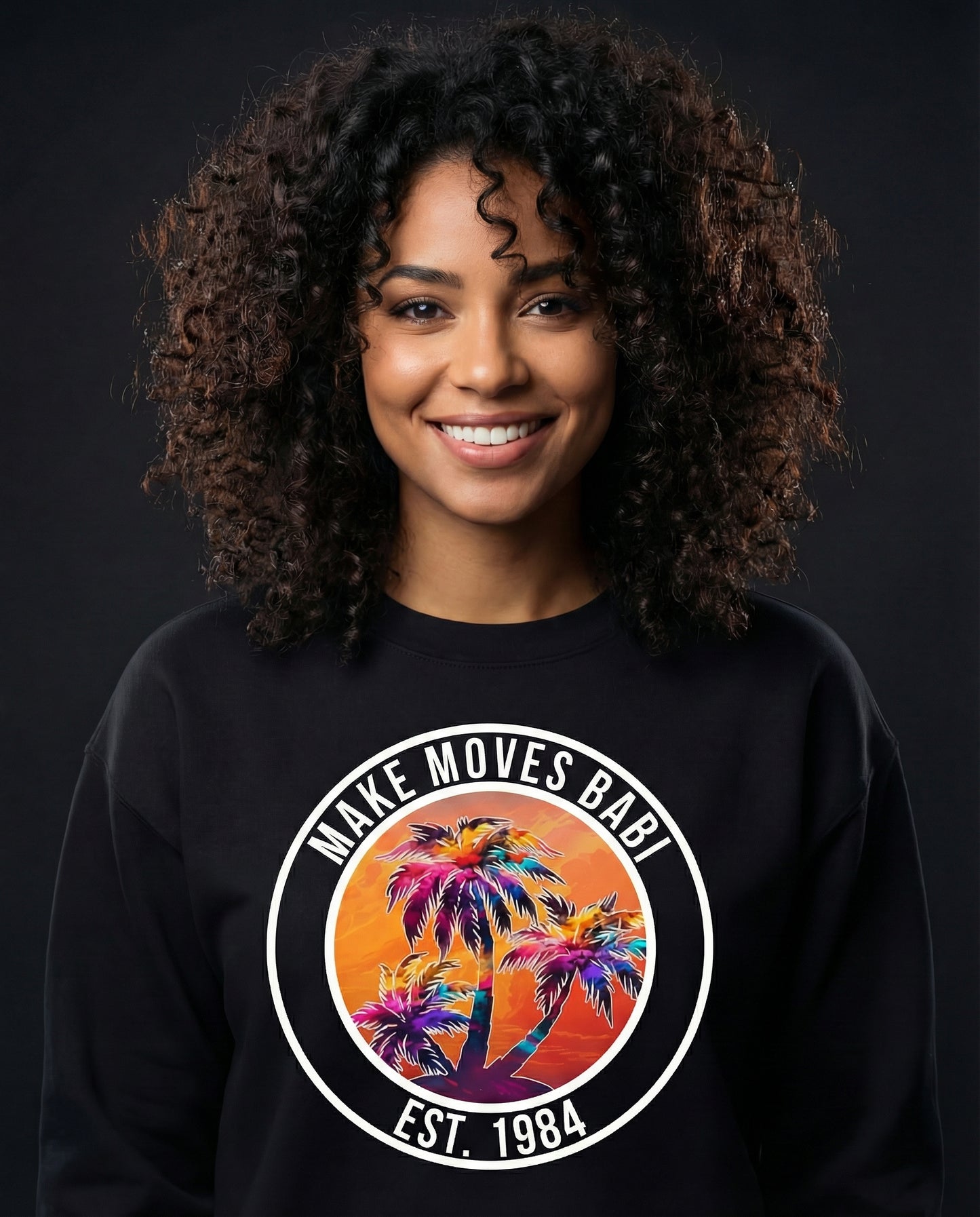 MMB SIGNATURE BLACK VIBES CORE CREWNECK SWEATSHIRT