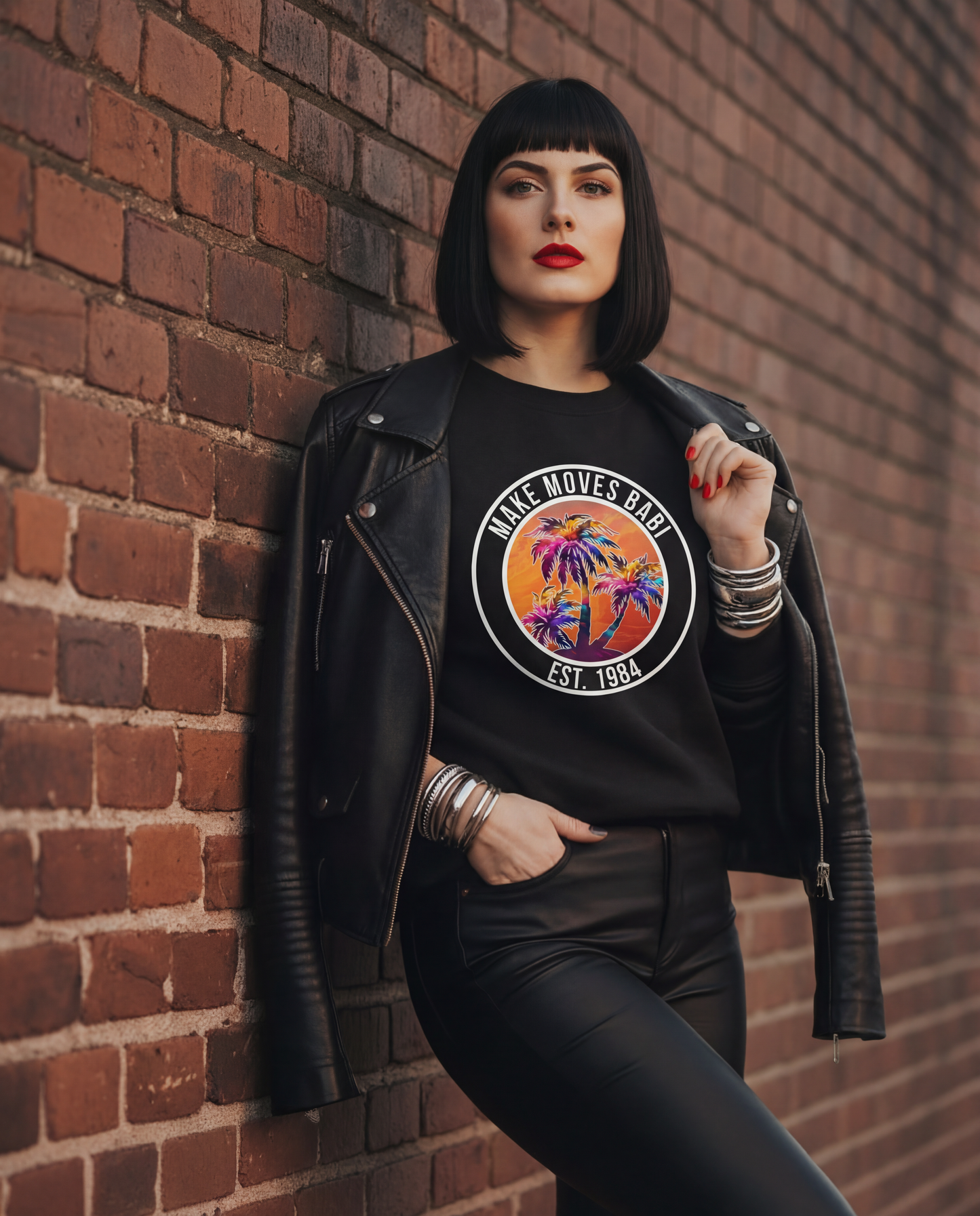 MMB SIGNATURE BLACK VIBES CORE CREWNECK SWEATSHIRT
